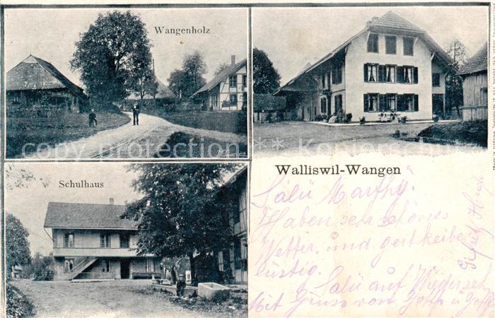 Walliswil Wangen Wangenholz Schulhaus