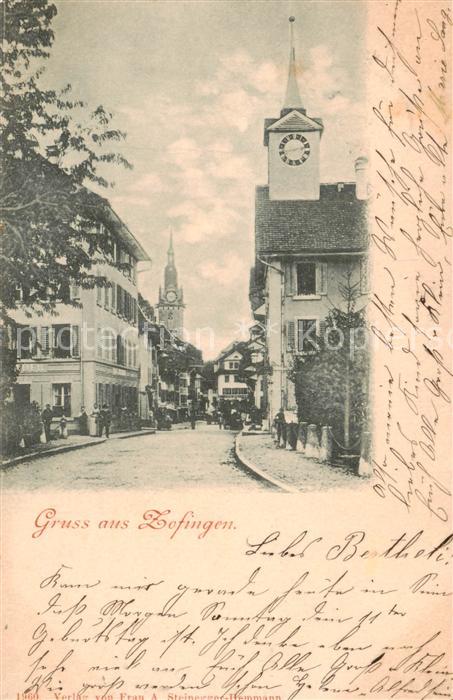 Zofingen AG Strassenpartie