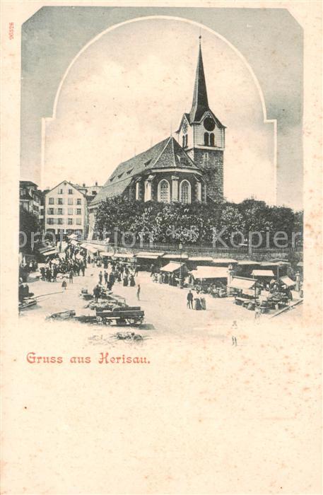 Herisau AR Kirche u. Markt