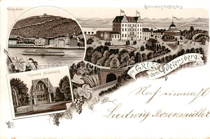 Petersberg Koenigswinter Restaurant a. d. Petersberg - Koenigswinter - Chorruin