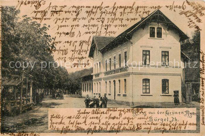 Buergel Thueringen Gruenen Aue