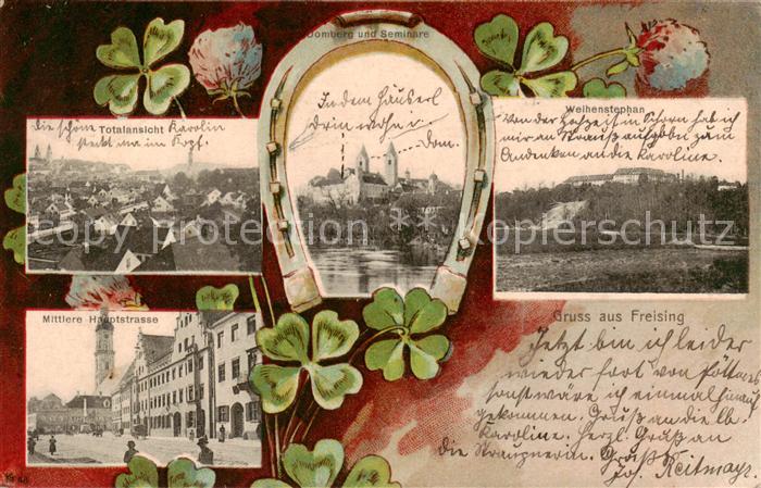 Freising Oberbayern Gomberg u. Seminare - Weihenstephan - Mittlere Hauptstrasse