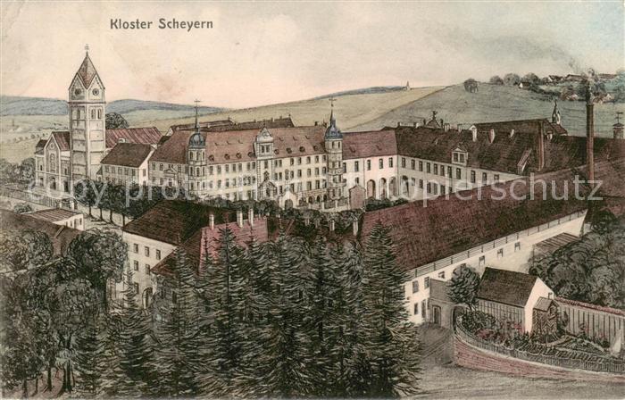 Scheyern Kloster Scheyern Aussenansicht