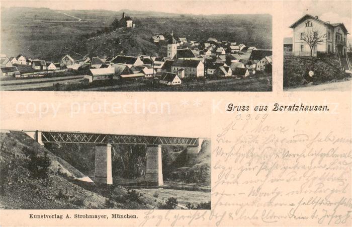 Beratzhausen Totalansicht u. gr. Bruecke