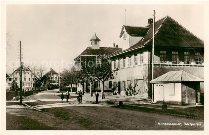 Muentschemier BE Dorfpartie