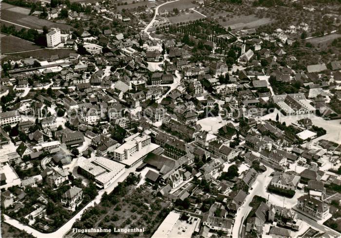 Langenthal BE Fliegeraufnahme