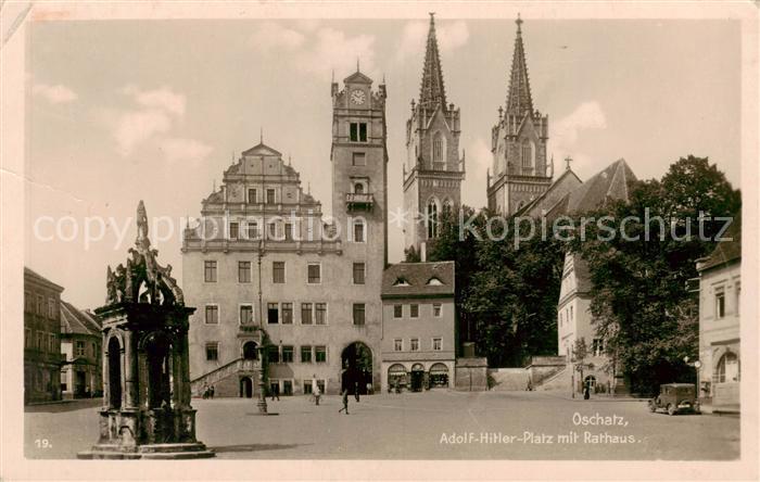 Oschatz A.-H.-Platz m. Rathaus