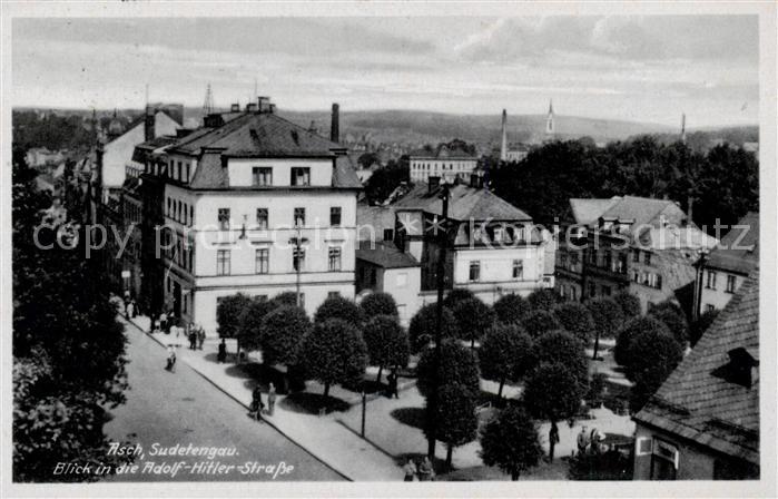 Asch As Sudetengau CZ A.-H.-Strasse - Feldpost