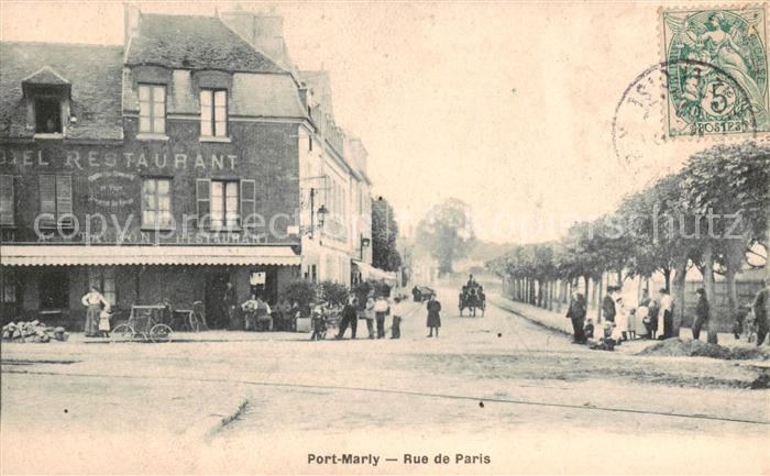 Port-Marly Le 78 Yvelines Rue de Paris - Kutsche