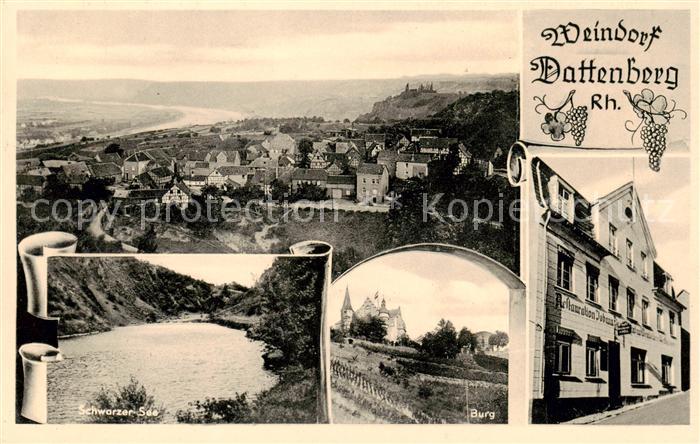 Dattenberg Gesamtansicht u. Schwarzer-See - Burg