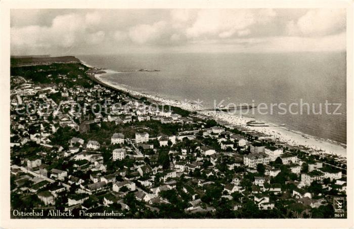 Ahlbeck Ostseebad Fliegeraufnahme
