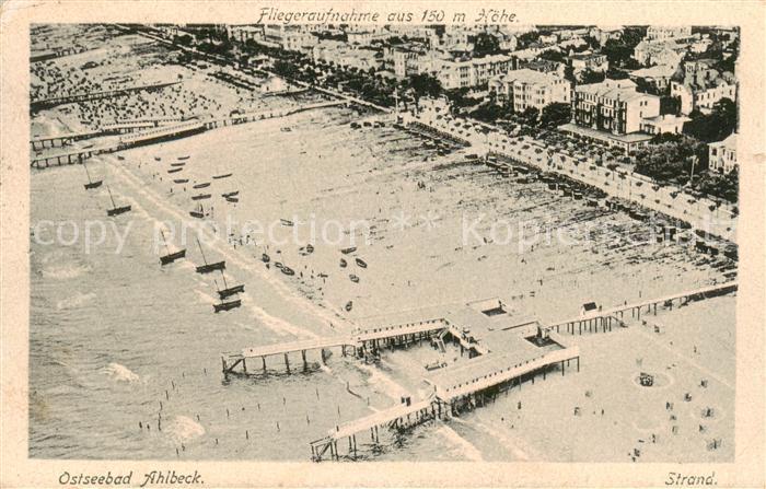 Ahlbeck Ostseebad Fliegeraufnahme Strand