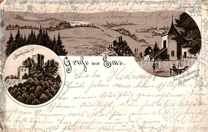 Ems Bad Sporkenburg - Aussichtsturm u. Restaurant