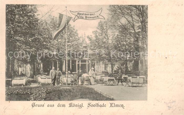Elmen Bad Restaurant Villa Bismarck m. Garten-Terrasse
