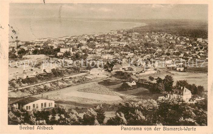 Ahlbeck Ostseebad Panorama v. d. Bismarck-Warte