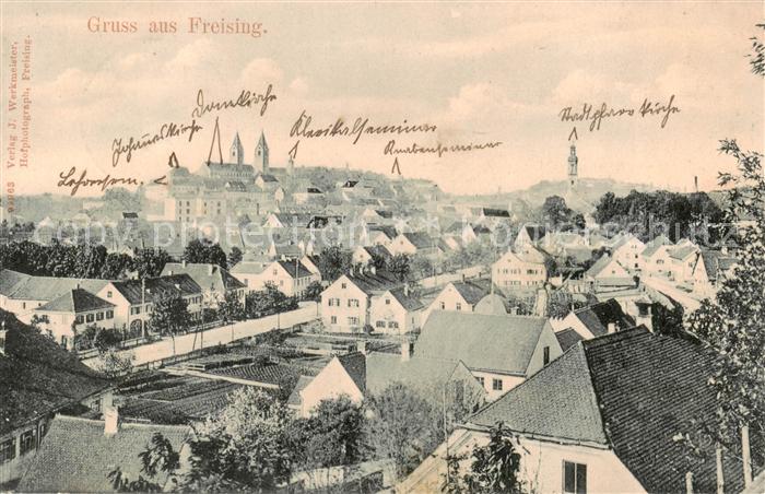 Freising Oberbayern Gesamtansicht