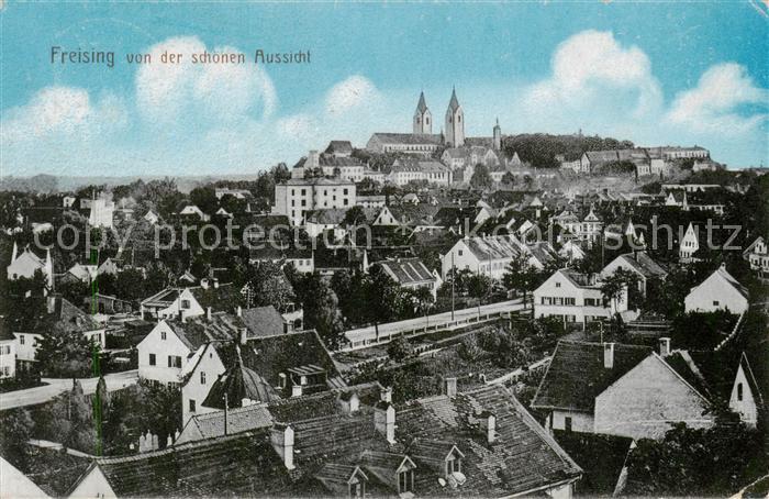 Freising Oberbayern Gesamtansicht