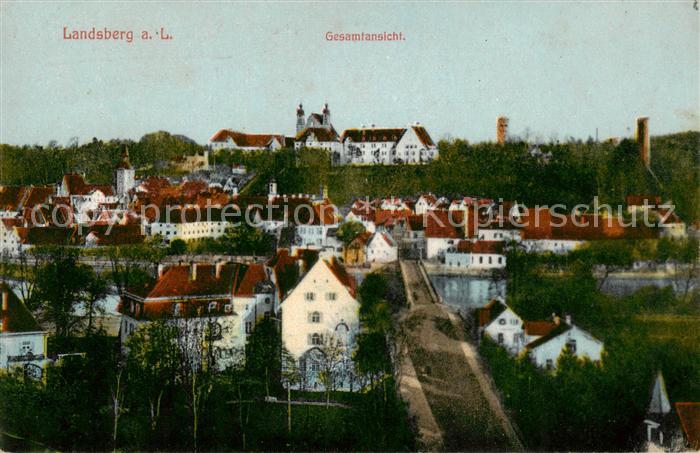 Landsberg Lech Gesamtansicht - Feldpost