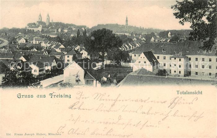 Freising Oberbayern Totalansicht