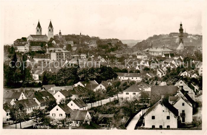 Freising Oberbayern Totalansicht