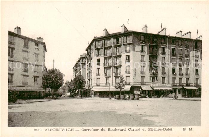 Alfortville Carrefour du Boulevard Carnot et Ettiene-Dolet