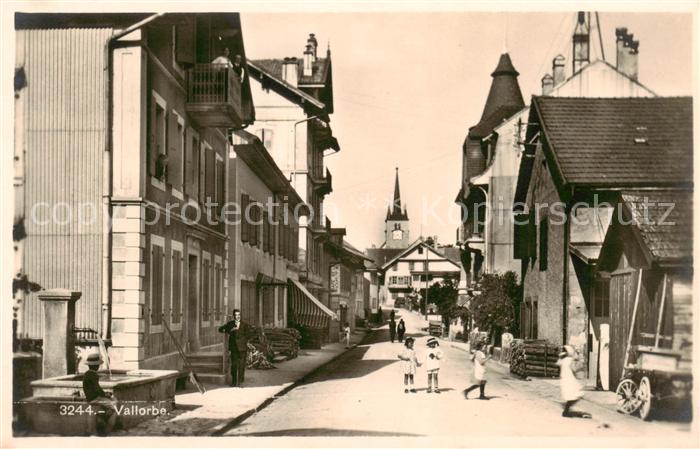 Vallorbe VD Partie am Brunnen