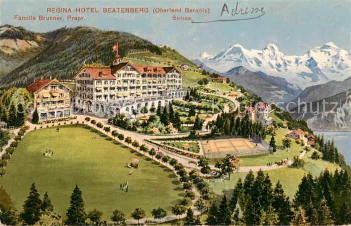 Beatenberg Thunersee BE Regina-Hotel Aussenansicht