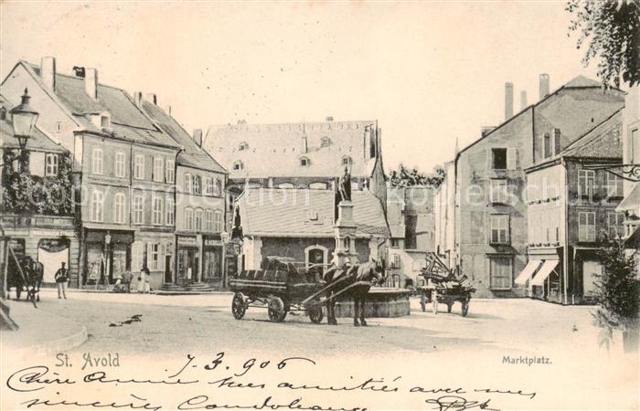 St-Avold 57 Marktplart m. Einspanner