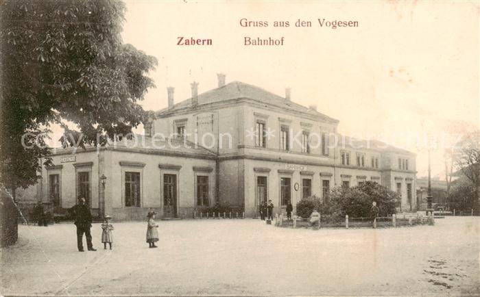 Zabern Saverne 67 Alsace Bahnhof Aussenansicht