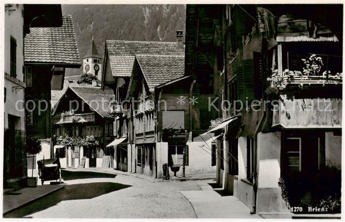 Brienz Brienzersee BE Gassen-Ansicht