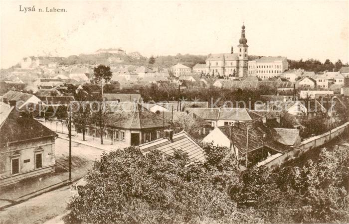 Lysa  nad Labem Lissa Elbe CZ Teilansicht