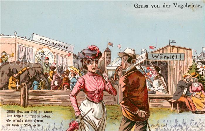 Dresden Elbe Vogelwiese Jahrmarkt