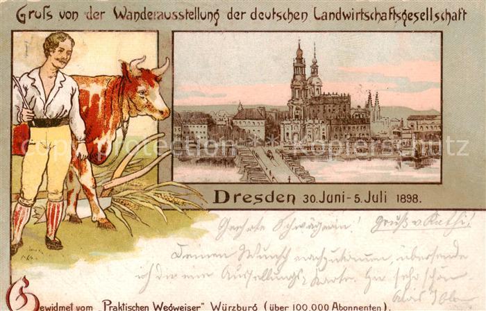 Dresden Elbe Wanderausstellung d. deutschen Landwirtschaftsgesellschaft