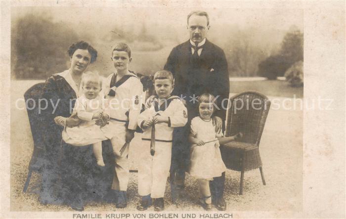 Essen Ruhr Familie Krupp von Bohlen u. Halbach