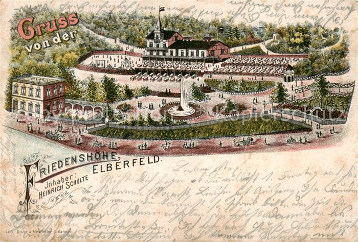 Elberfeld Barmen Friedenshoehe