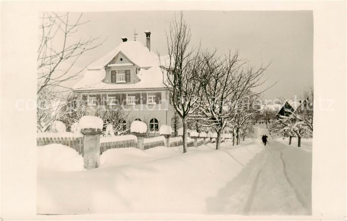 Biberach  Riss Partie im Winter Schnee