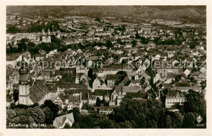 Offenburg Fliegeraufnahme Panorama
