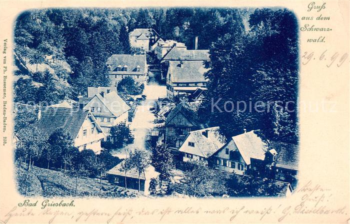 Bad Griesbach Schwarzwald Teilansicht
