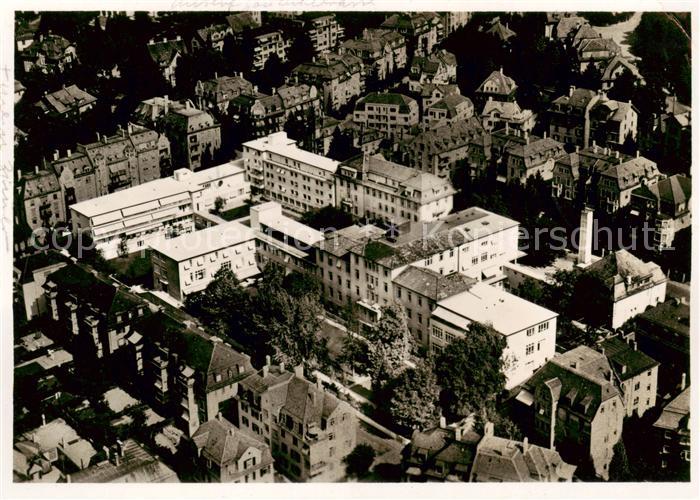 Zuerich ZH Fliegeraufnahme Schweizerische Pflegerinnenschule m. Krankenhaus