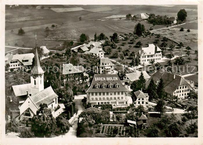 Biglen BE Fliegeraufnahme Hotel Baeren