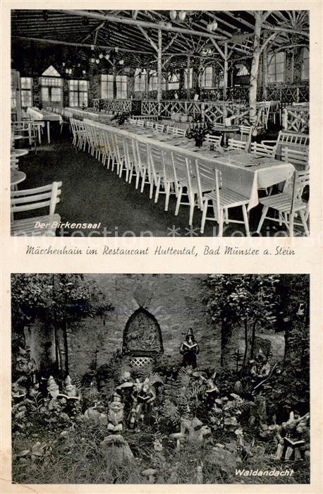 Bad Muenster Stein Ebernburg Maerchenhain u. Tiergarten Restaurant Huttental-Bir