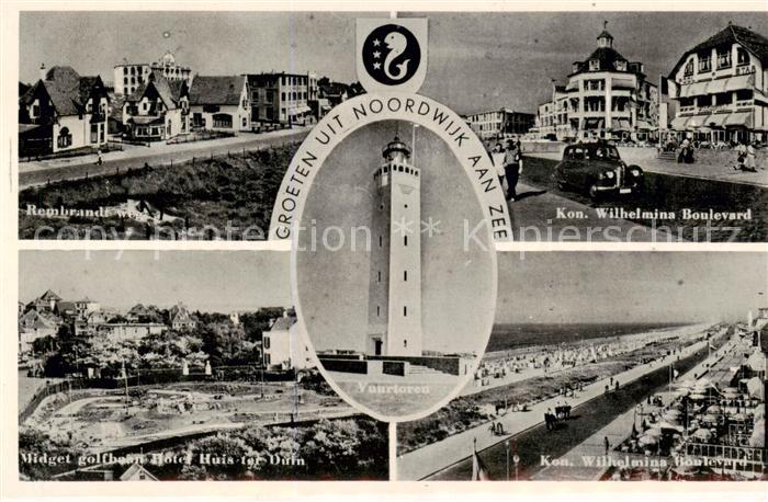 Noordwijk Noordwyk aan Zee Kon.Wilhelmins Boulevard - Rembrandt Weg
