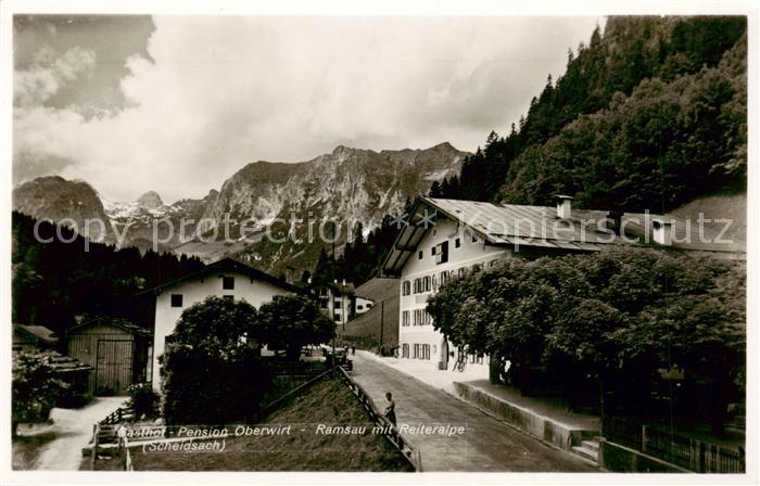 Ramsau  Berchtesgaden Gasthof-Pension Oberwirt Aussenansicht