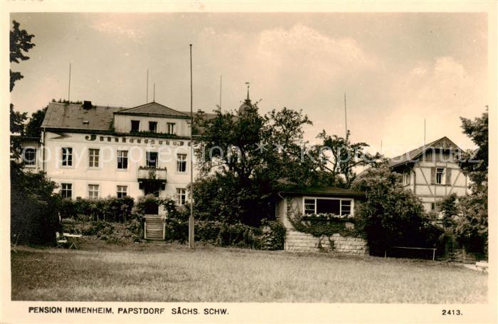 Papstdorf Pension Immenheim Aussenansicht