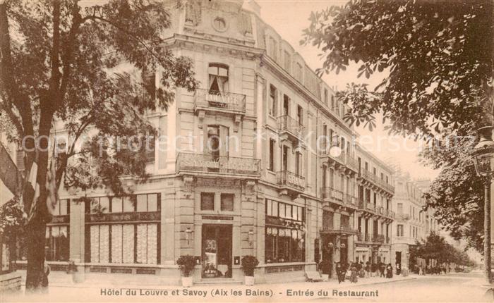 Aix-les-Bains 73 Hotel du Louvre et Savoy - Entree du Restaurant