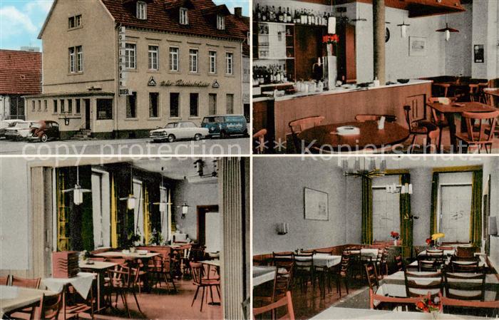 Knielingen Restaurant Zur Rheinbruecke Innen- u. Aussenansichten