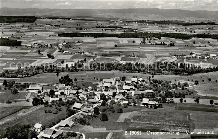 Orsonnens FR Fliegeraufnahme
