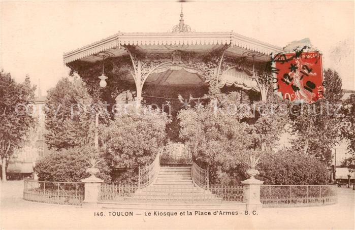 Toulon Var Le Kiosque et la Place d Armes
