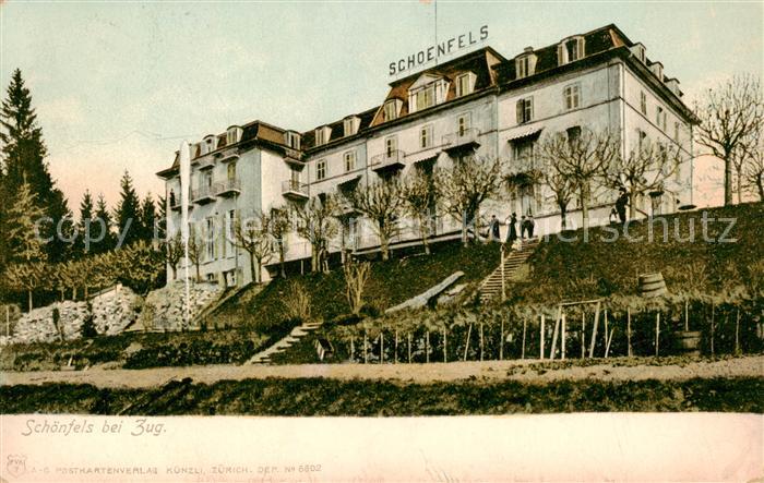 Schoenfels Zug  ZG Gebaeude Aussenansicht