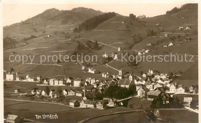 Urnaesch AR Gesamtansicht - Militaerpost-Stempel